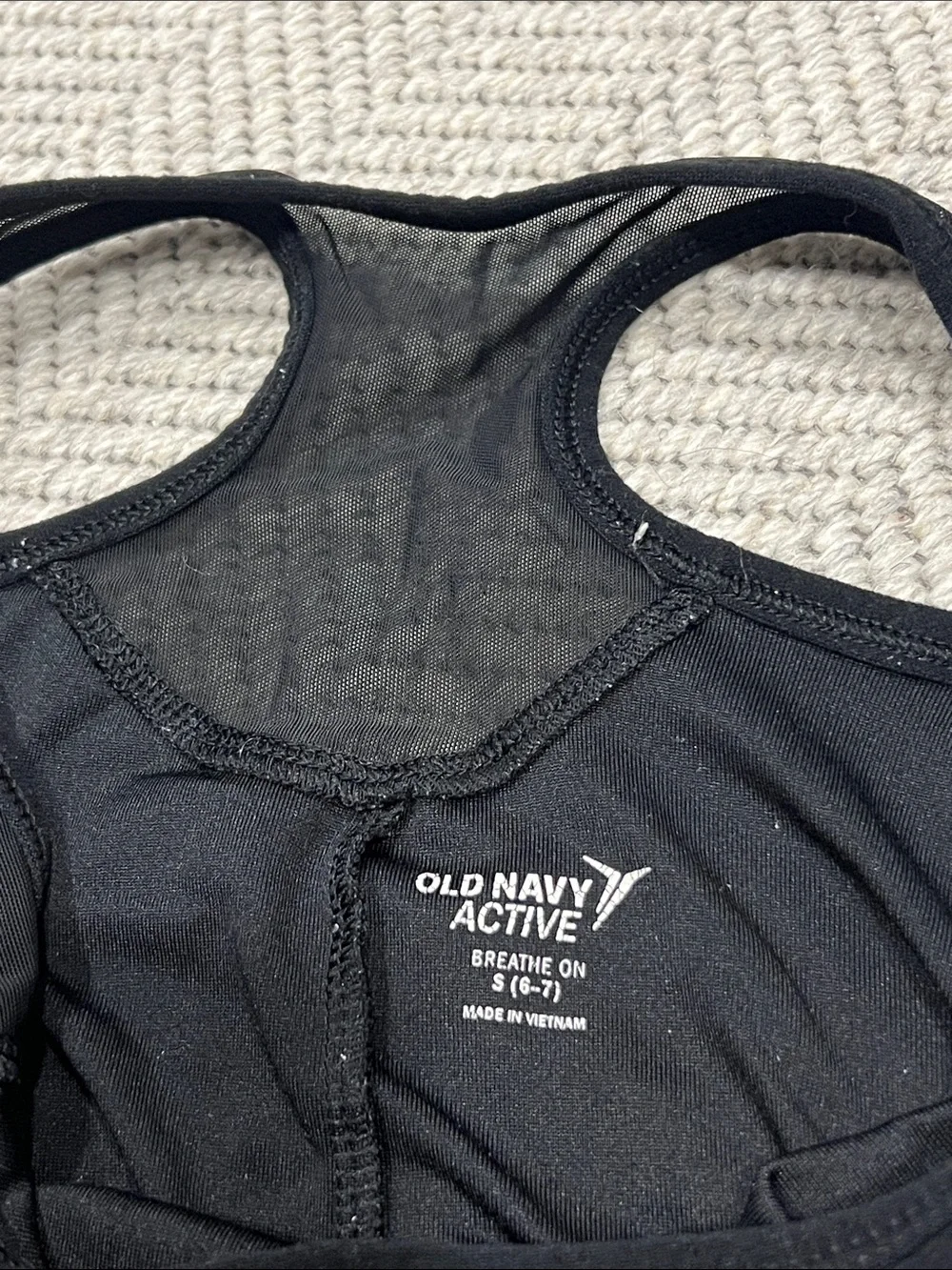 Old Navy Black Sleeveless Kids Romper with elastic waist
